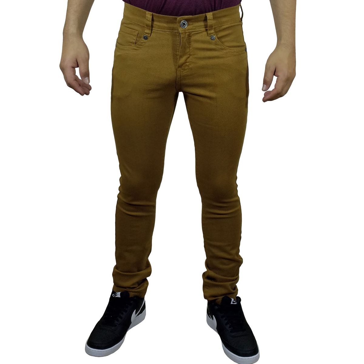 GENERICO - Pantalón Drill Moda Para Hombre - Mostaza