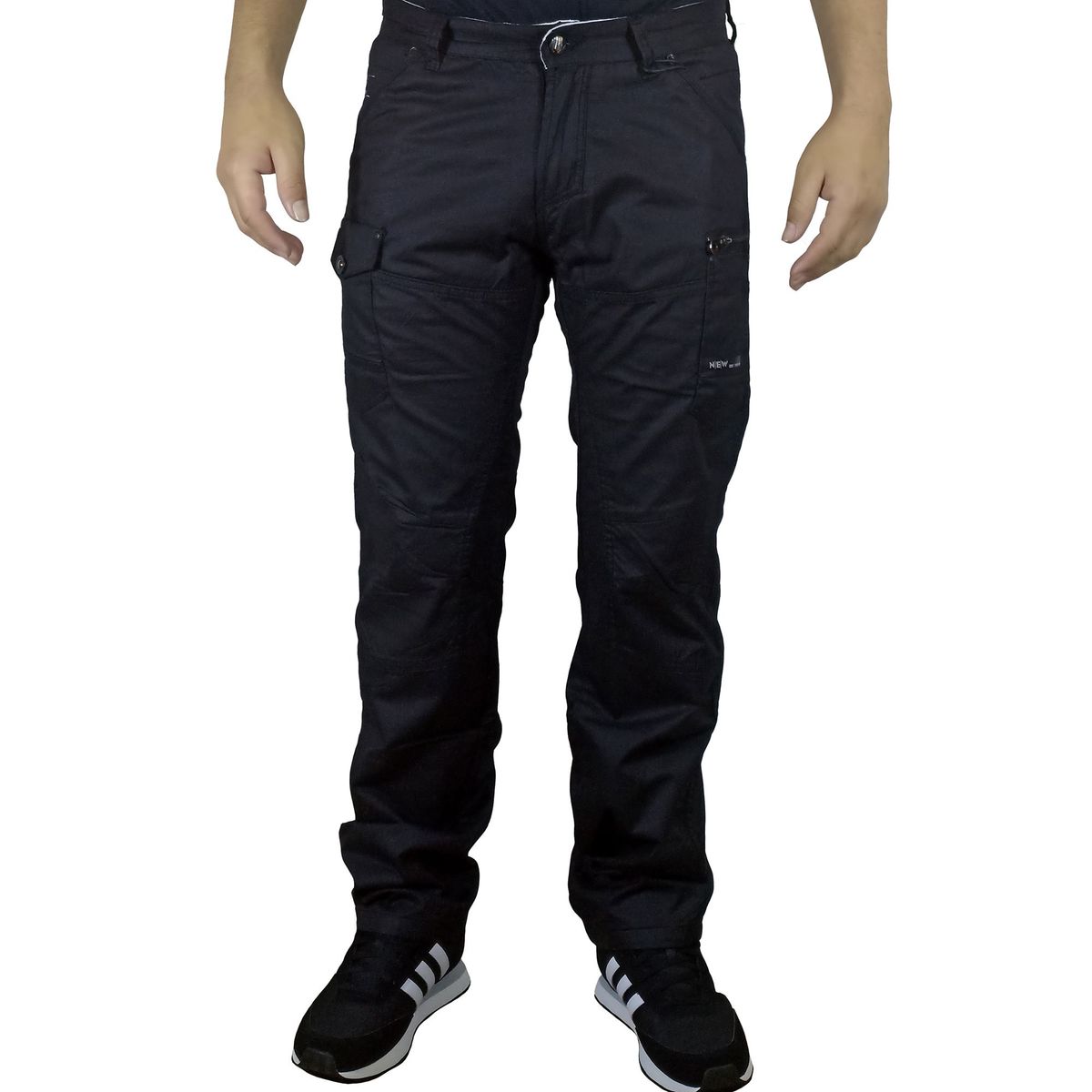 GENERICO - Pantalón Cargo Para Hombre - Negro