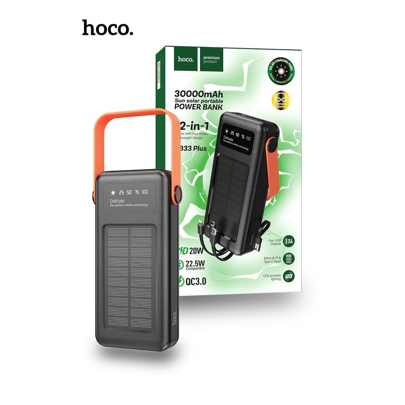 HOCO - Power Bank 30000 mha Carga Rápida 22W Hoco Premiun
