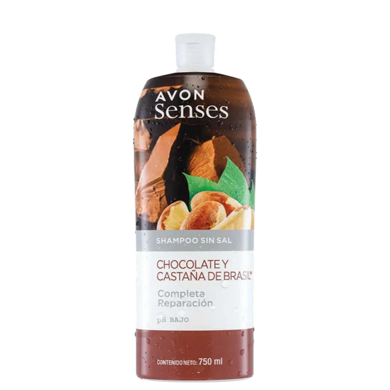 AVON - Shampoo Chocolate y Castaña De Brasil 750ml Avon Senses