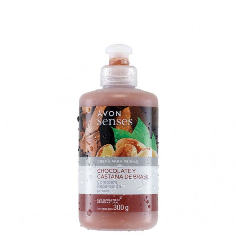 AVON - Crema Para Peinar Chocolate y Castaña De Brasil Avon Senses
