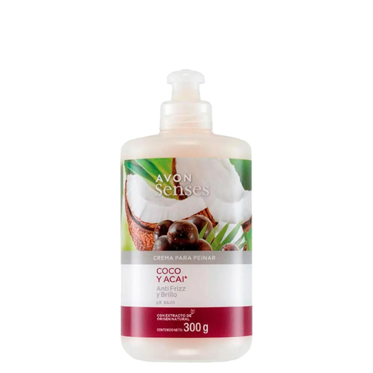 AVON - Crema Para Peinar Coco y Acai 300g Avon Senses