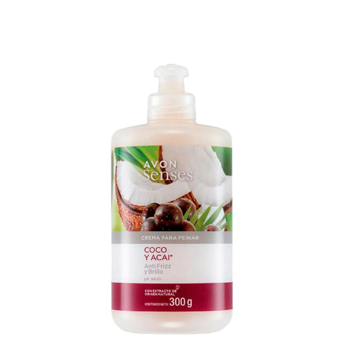 AVON - Crema Para Peinar Coco y Acai 300g Avon Senses