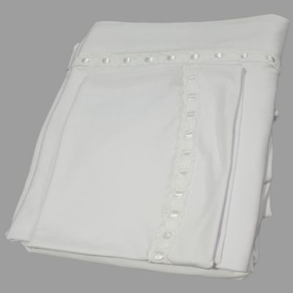 GENERICO - Lindas Sábanas blancas para cuna 130 x 70 cm