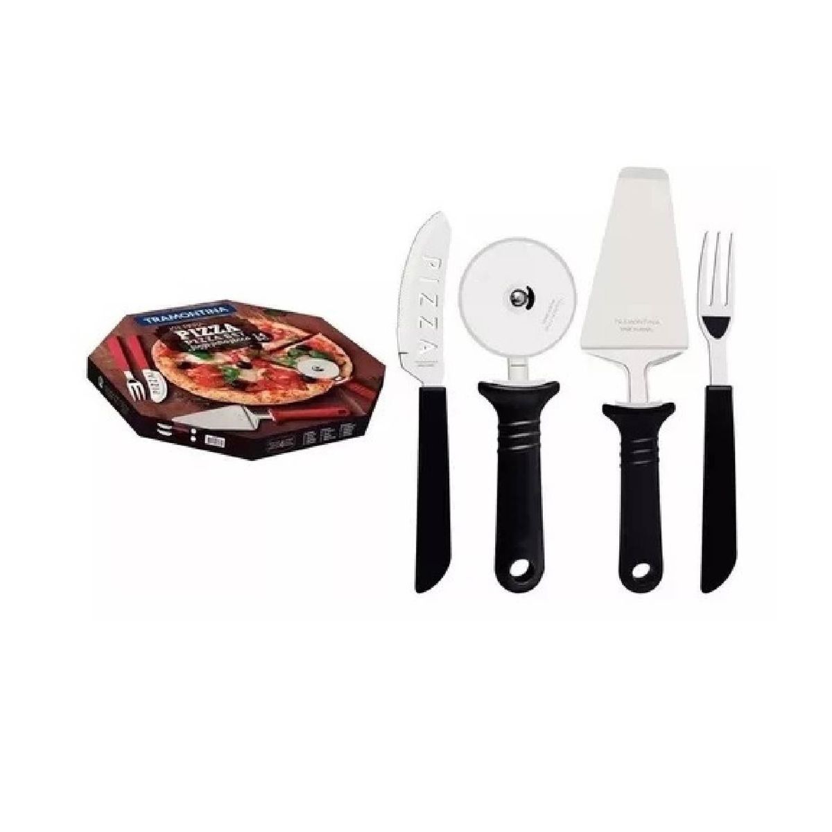 TRAMONTINA - kit para Pizza TRAMONTINA 14 PZ Acero inox