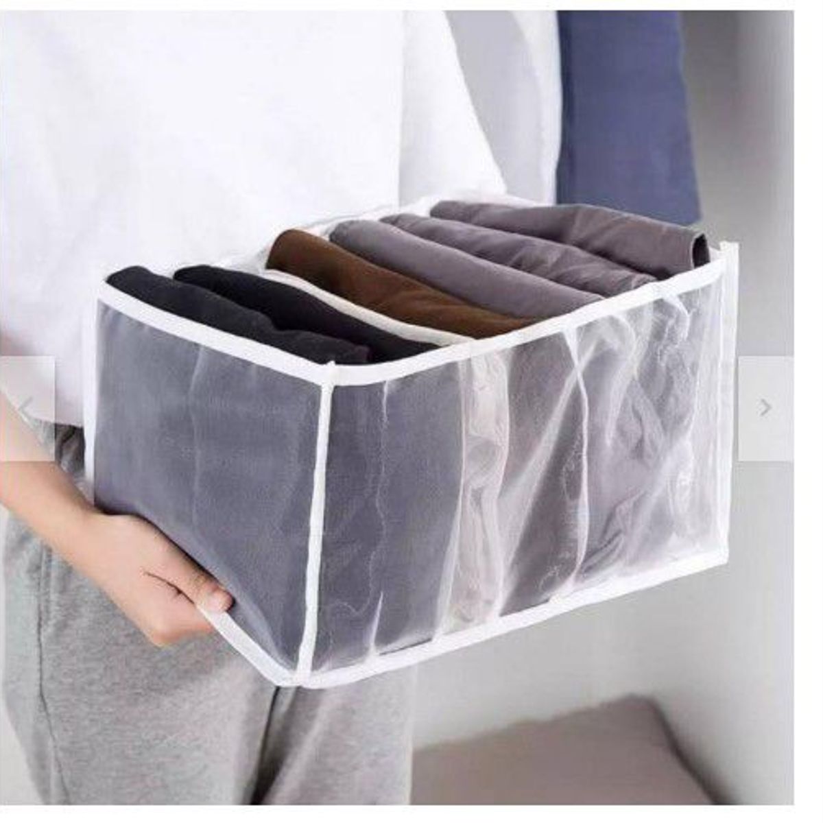 GENERICO - Organizador de buzos pantalones jeans para cajones closet