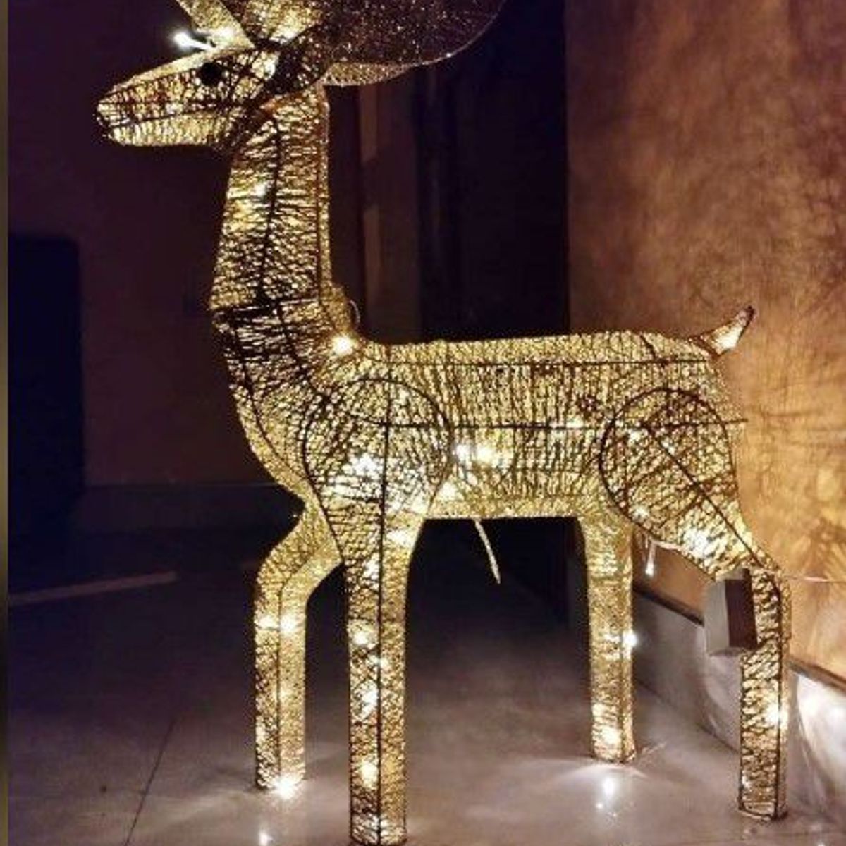 GENERICO - Navidad reno luminoso calidad