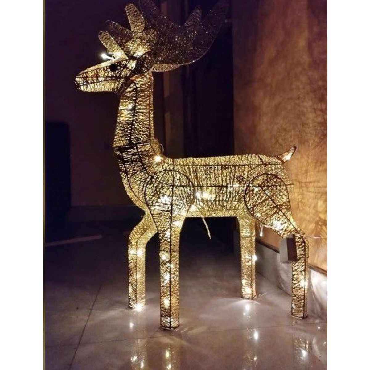 GENERICO - Navidad reno luminoso calidad