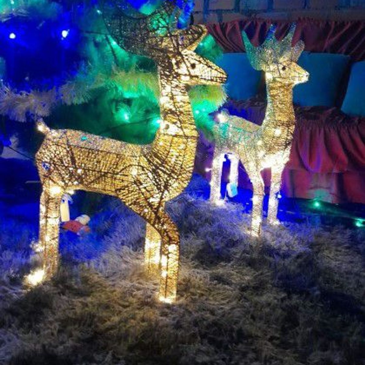 GENERICO - Navidad reno luminoso calidad