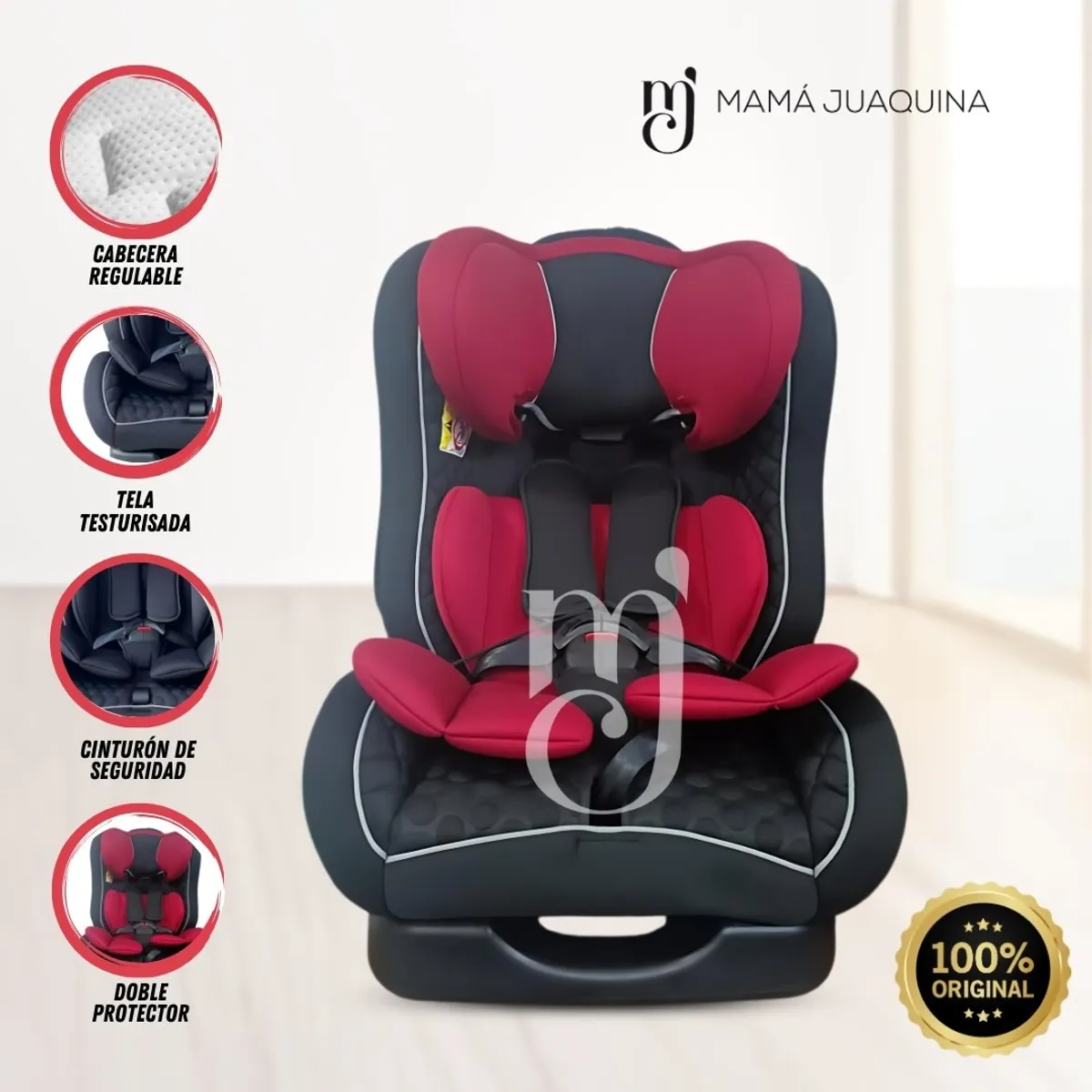 BABY - Silla De Auto Baby Cam «BUGAT CAR SEAT» Red