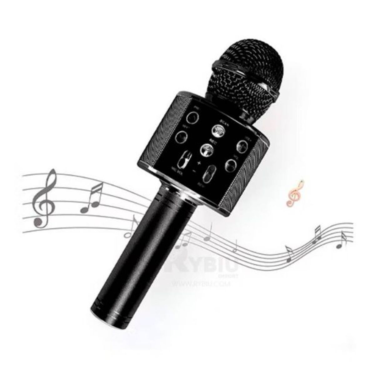 GENERICO - Microfono Altavoz Inalambrico blak