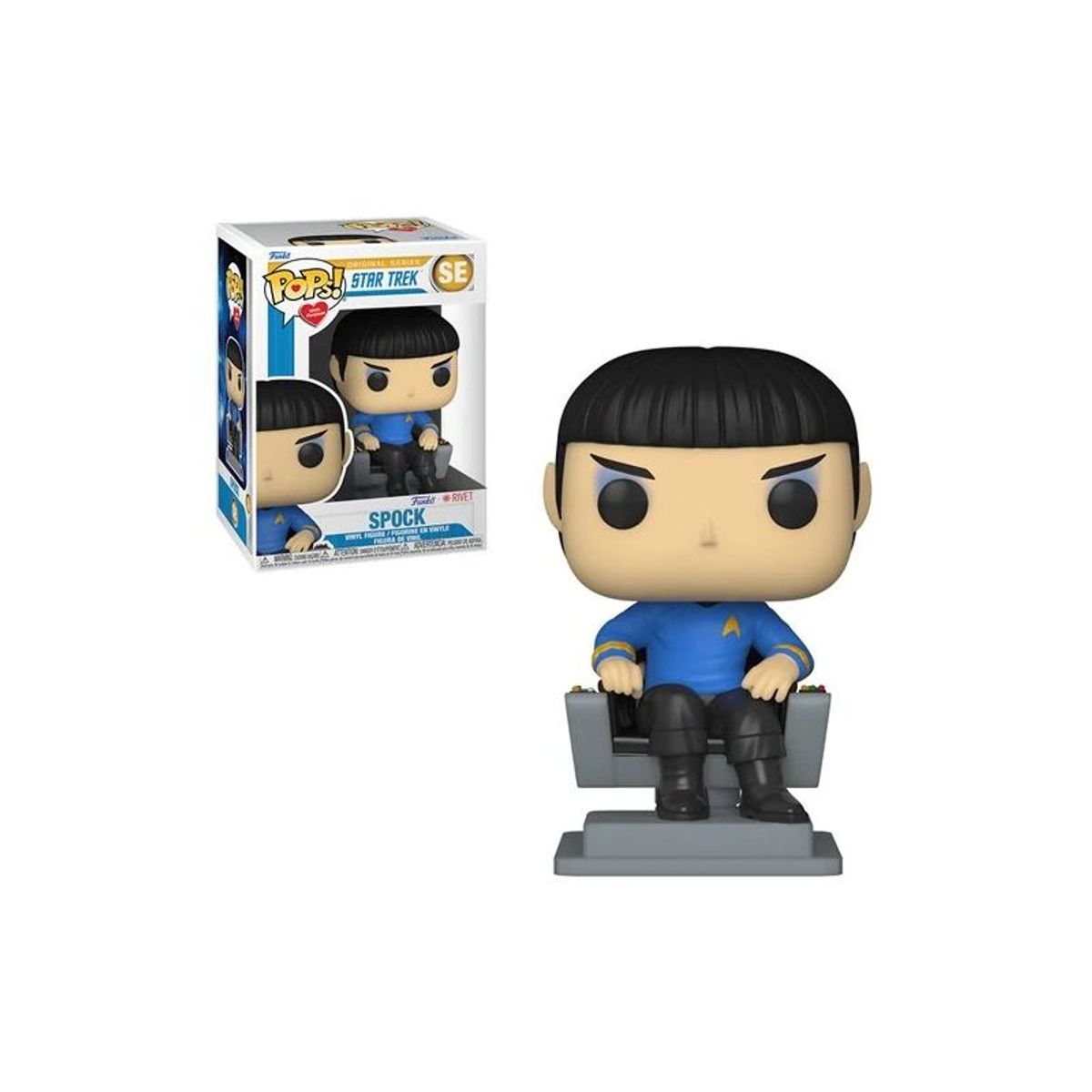 FUNKO - Funko Pop Spock en silla - Star Trek