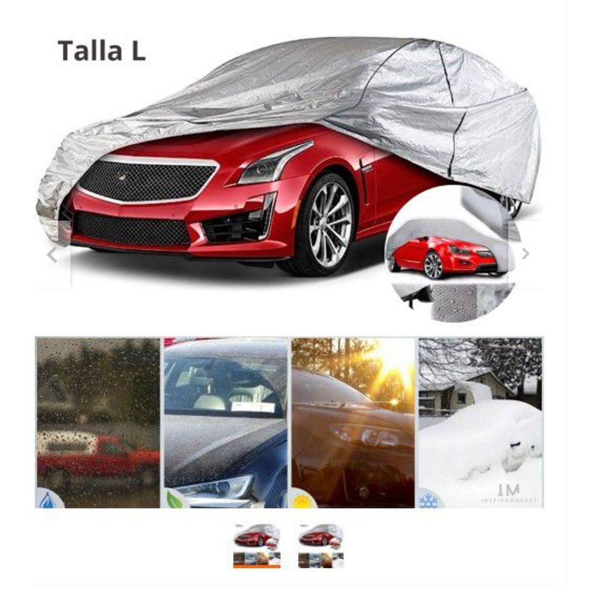 GENERICO - Cobertor funda para auto carro