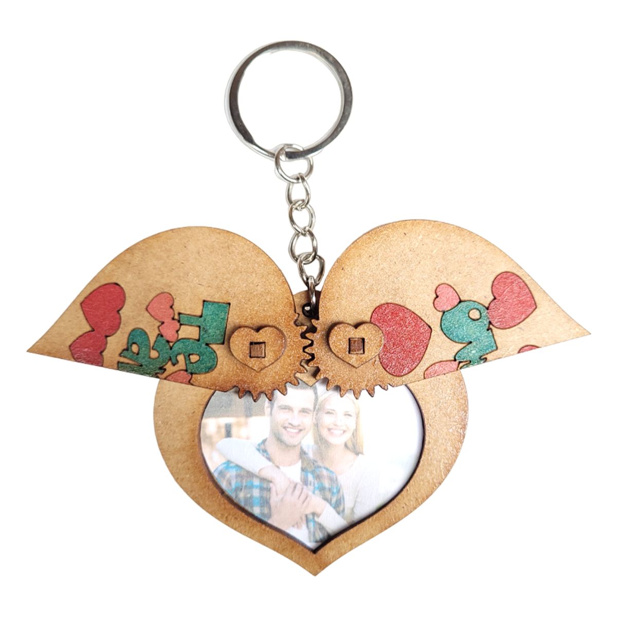 GENERICO - Llavero Corazón Porta-Foto