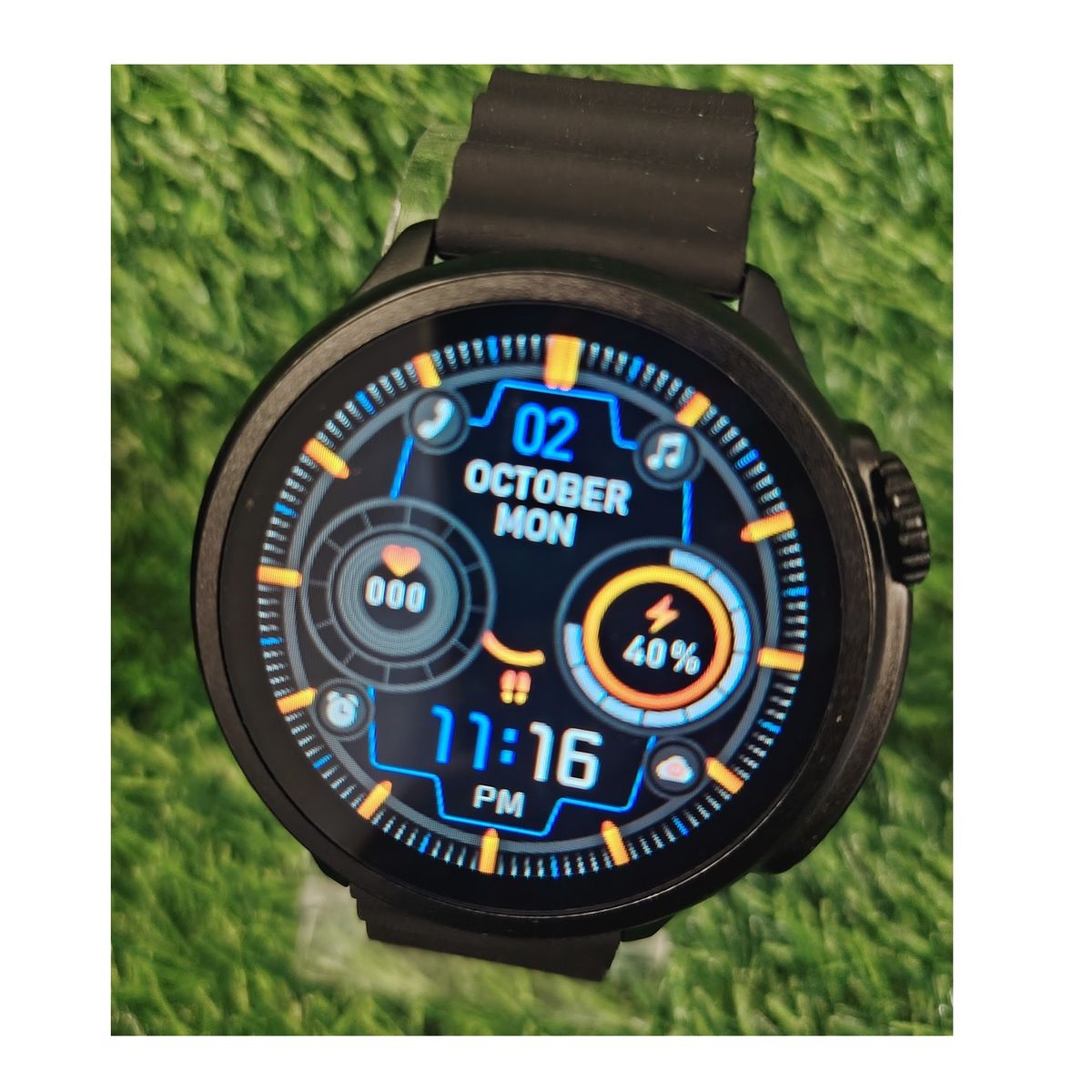 GENERICO - Smartwatch HW3 Ultra Max Color Negro + Audífono