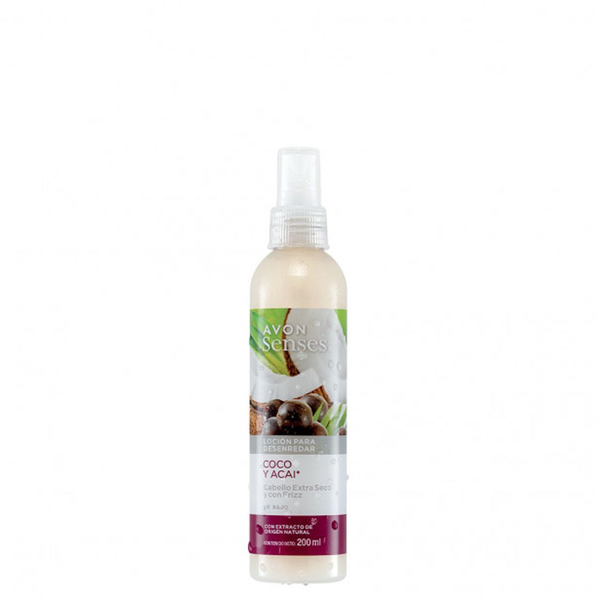 AVON - Loción Desenredante Coco y Acai 200 ml Avon Senses