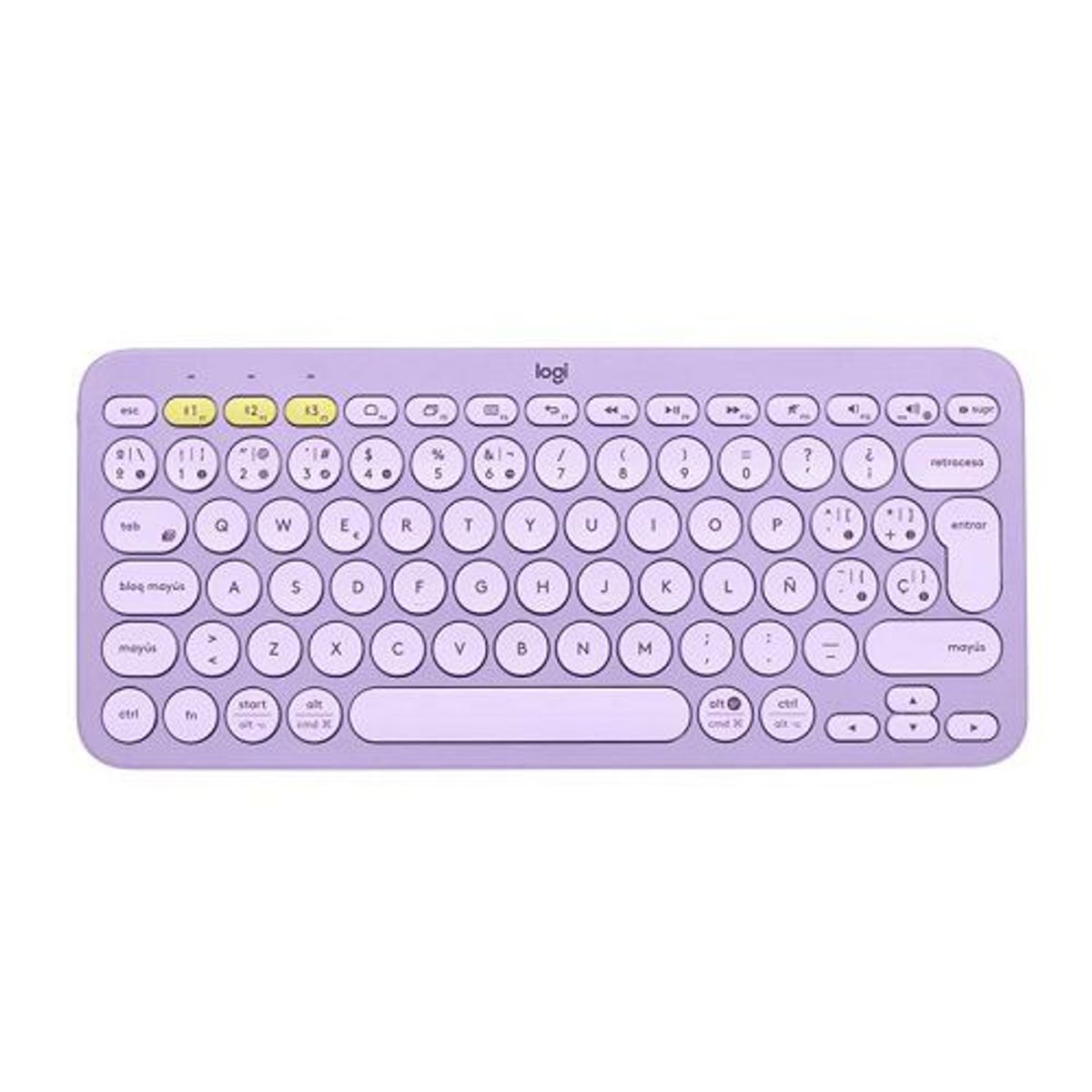LOGITECH - Teclado Logitech K380 Bluetooth Lila