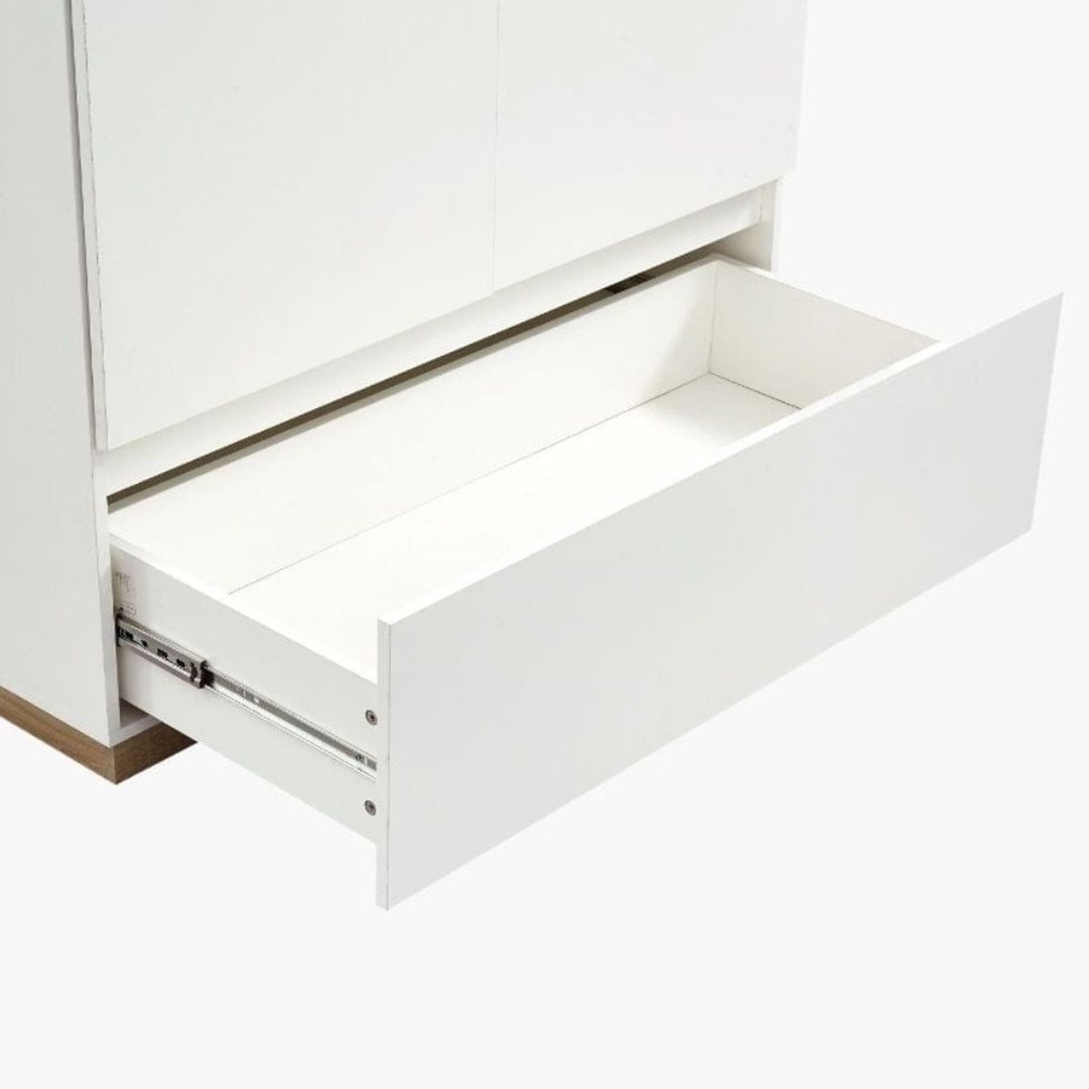 VENTITAS HOME - Ropero Catriona 2 Puertas 1 Cajón Ventitas Perú Blanco y Duna