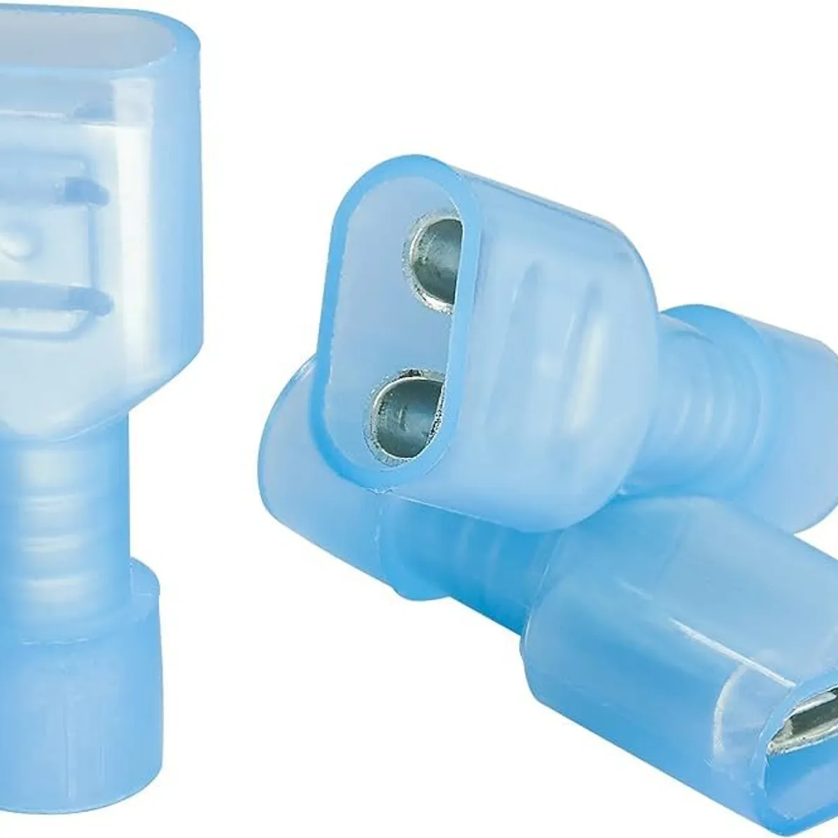 GENERICO - Terminal Totalmente  Aislado  Hembra Azul (Cable 16-14 awg) X 20 UND