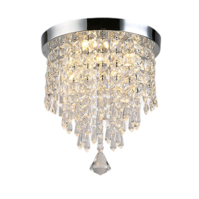 HOME NEAT - Lámpara de Techo Cristal Ø25cm - Incluye 3 LED Luz cálida