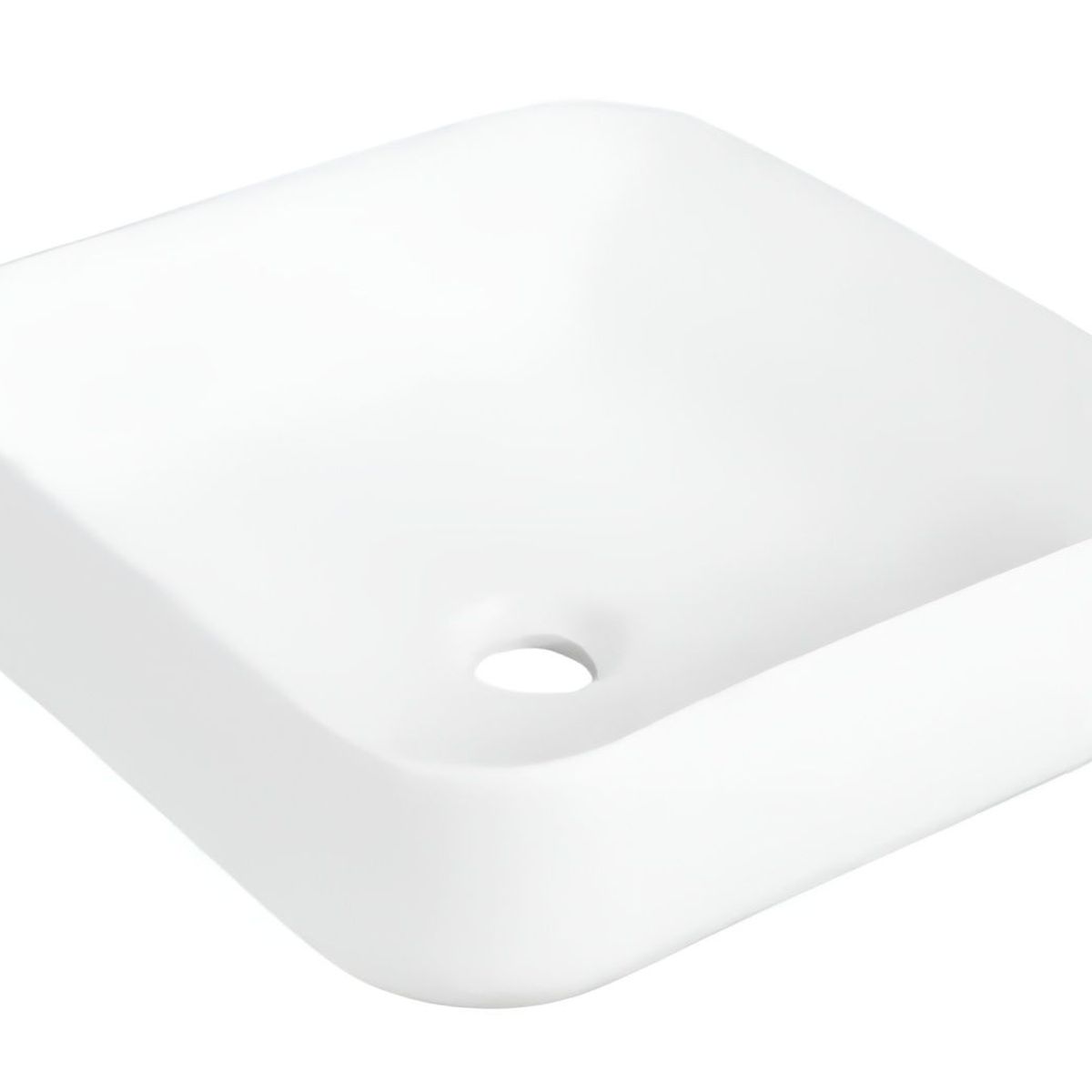 IMPORTADO MC - LAVAMANOS BOWL PARA SOBREPONER CUADRADO BLANCO