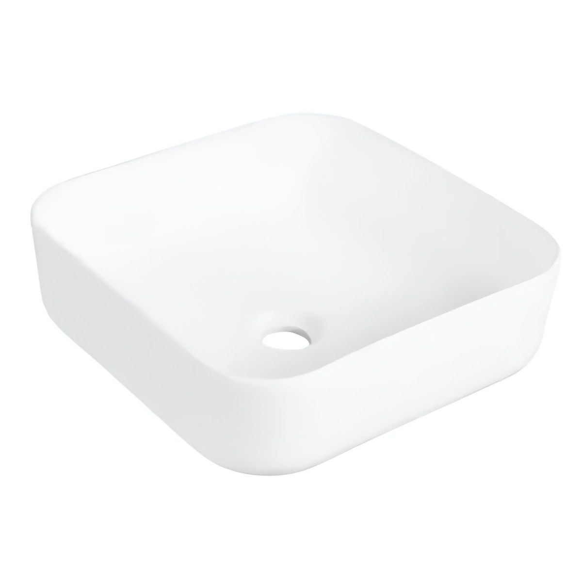 IMPORTADO MC - LAVAMANOS BOWL PARA SOBREPONER CUADRADO BLANCO