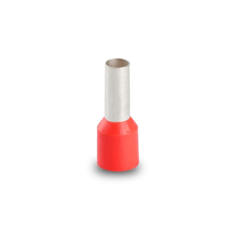 GENERICO - Terminal Sobre moldeado  Rojo (Cable 16 AWG) X 20 UND