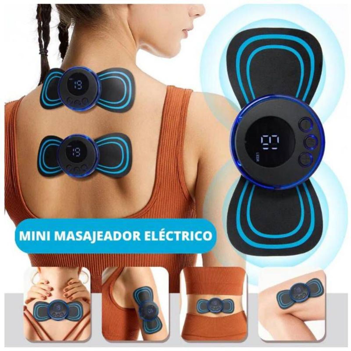 INSPIRA MARKET - Mini masajeador muscular recargable