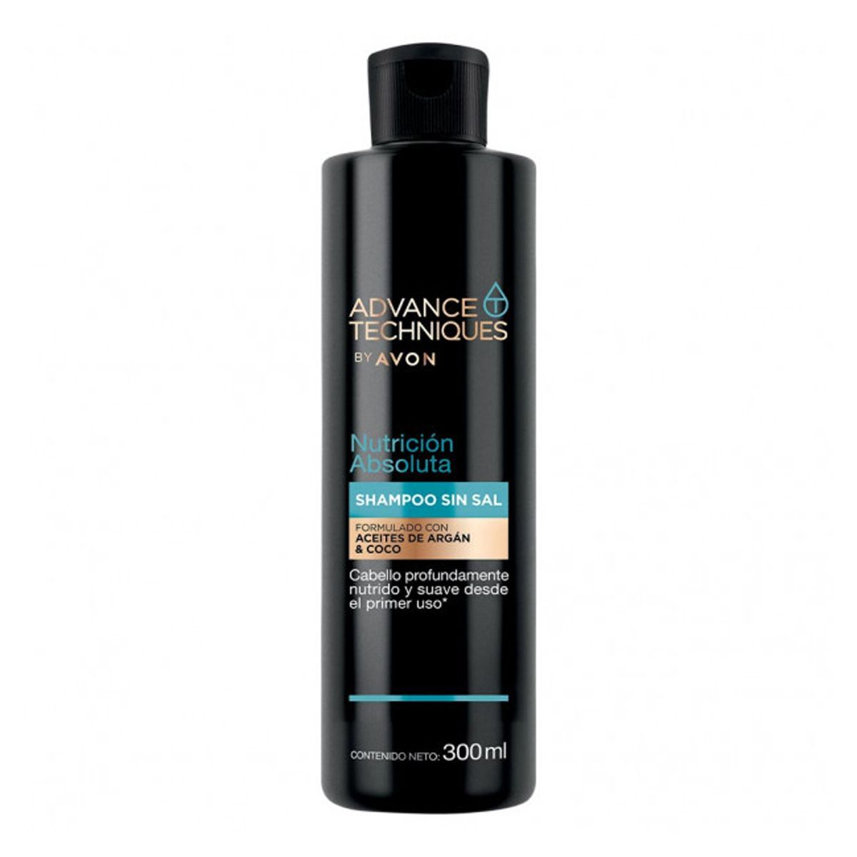 AVON - Shampoo Sin Sal Aceite De Argán y Coco Nutrición Absoluta Advance Techniques 300ml
