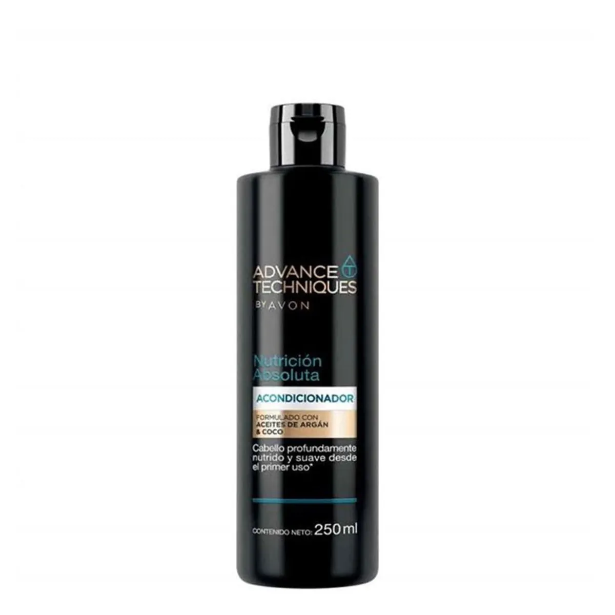 AVON - Acondicionador Sin Sal Aceite De Argán y Coco Nutrición Absoluta 250ml Advanced Techniques