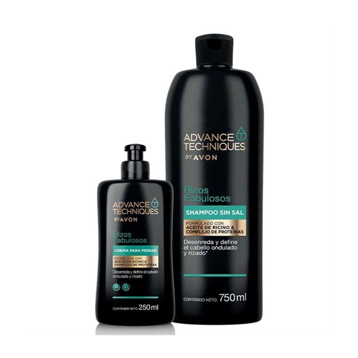 AVON - Advance Techniques Rizos Fabulosos Shampoo con Crema para Peinar
