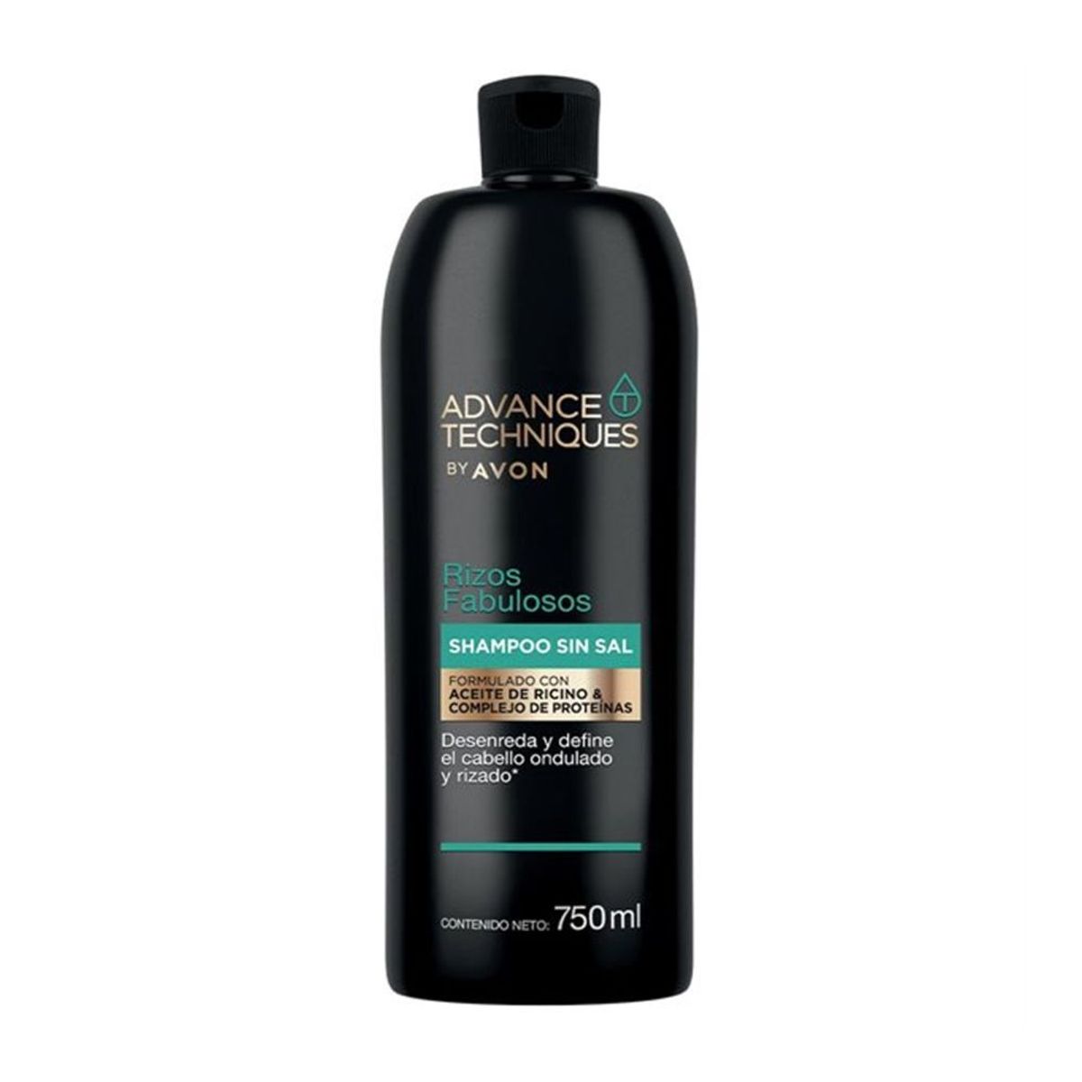 AVON - Shampoo Rizos Fabulosos Con Aceite De Ricino Advance Techniques 750ml