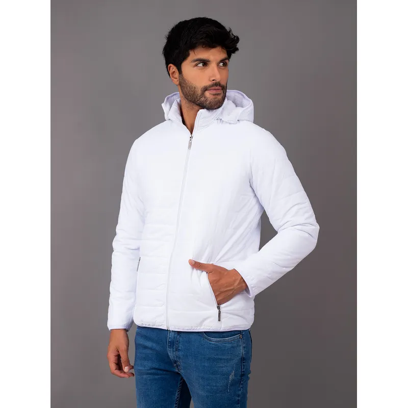 JUSTO - CASACA BLANCO ACOLCHADO  - CABALLERO SLIM FIT