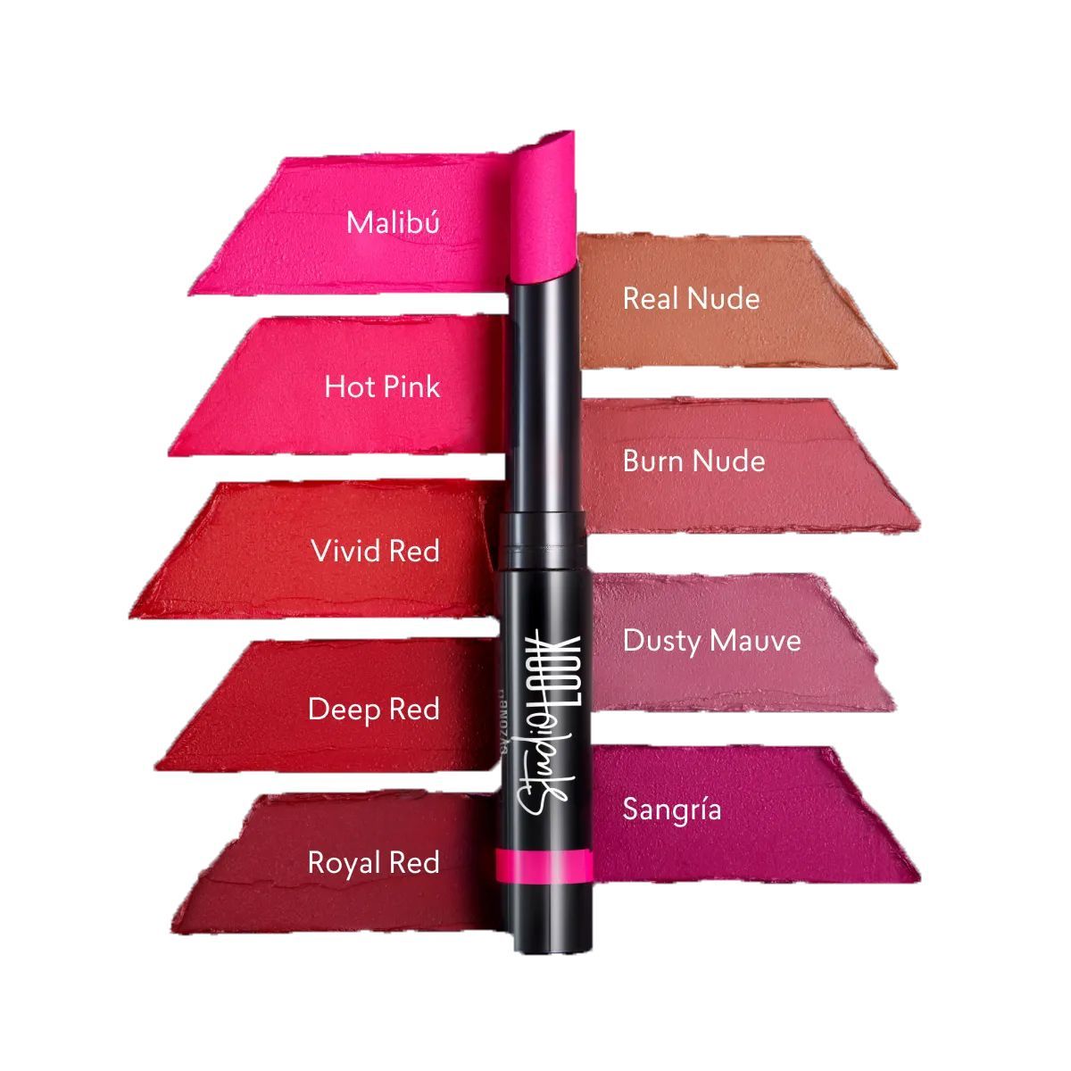 CYZONE - Labial en Barra DEEP RED Supermate Lips Studio Look