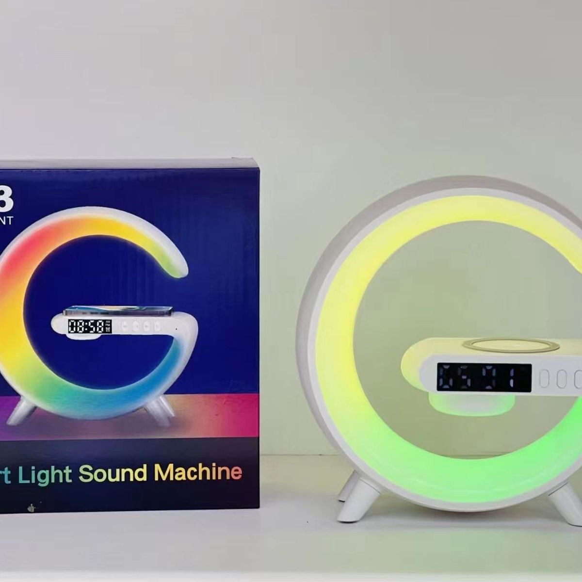 GENERICO - Parlante Cargador Inalámbrico G 4 en 1 - Blanco