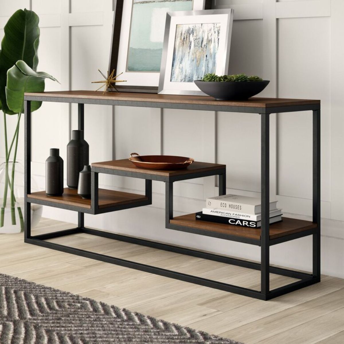 VENTITAS HOME - Consola Recibidor Industrial Nessé Ventitas Perú Gales