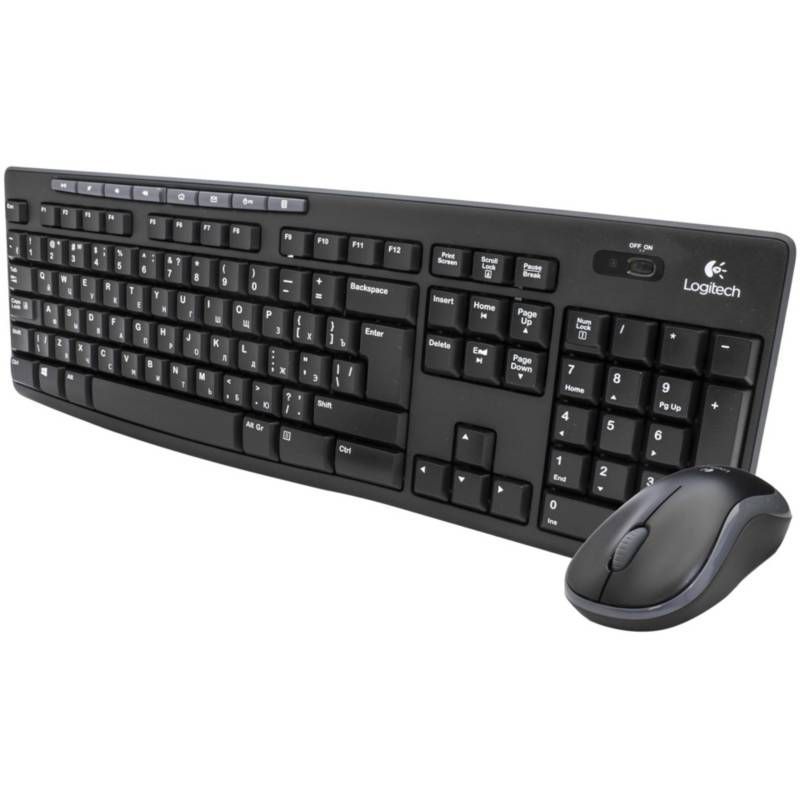 LOGITECH - TECLADO LOGITECH  MOUSE MK270 WIRELESS USB BLACK