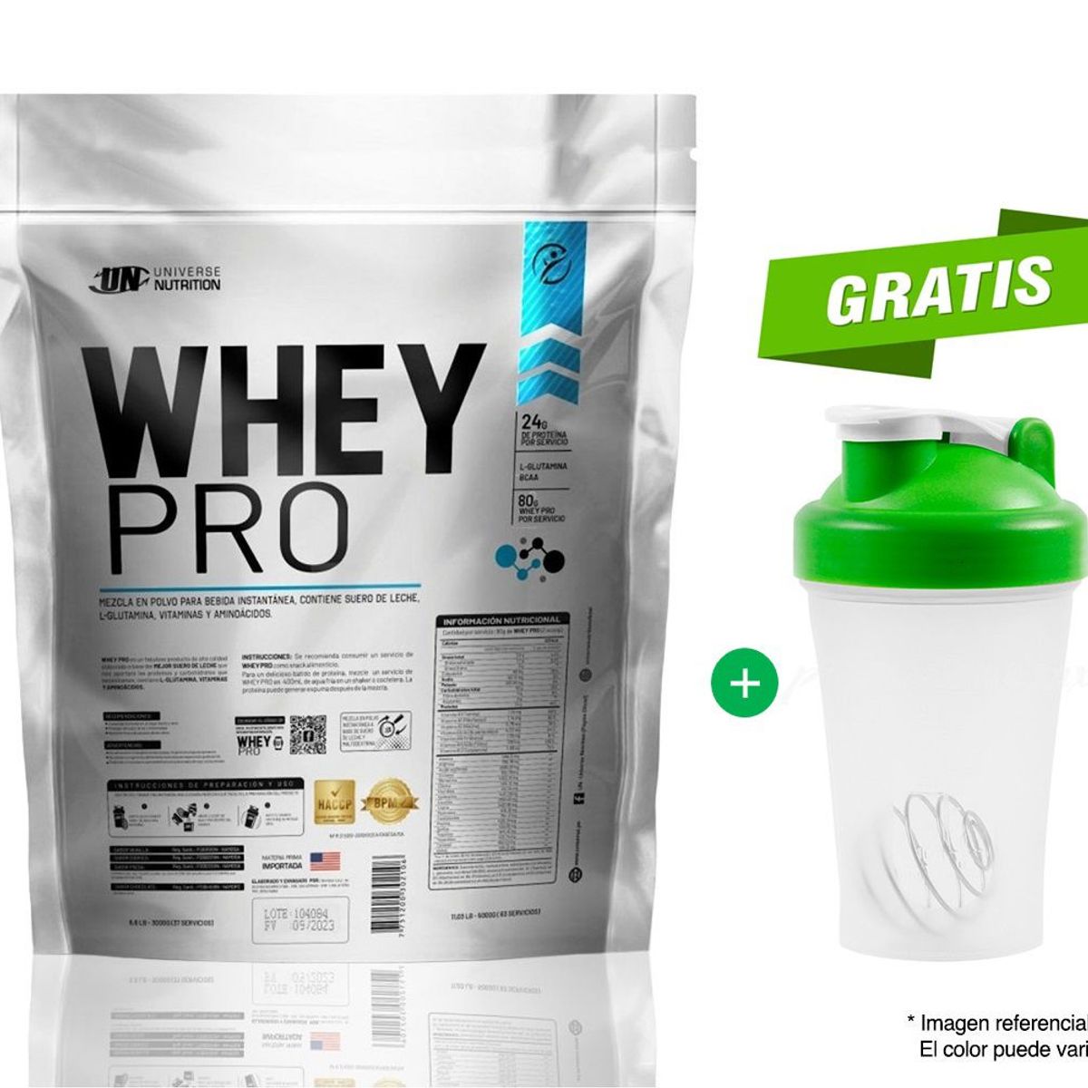 UNIVERSE NUTRITION - WHEY PRO 5 KG PROTEÍNA UN CHOCOLATE + SHAKER