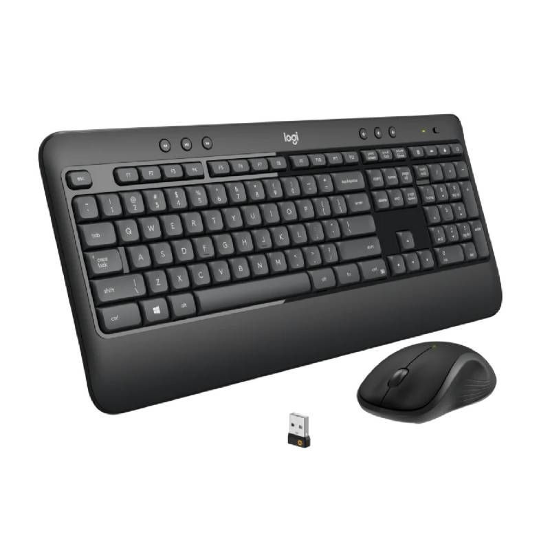 LOGITECH - TECLADO LOGITECH  MOUSE MK540 WIRELESS USB SP BLACK