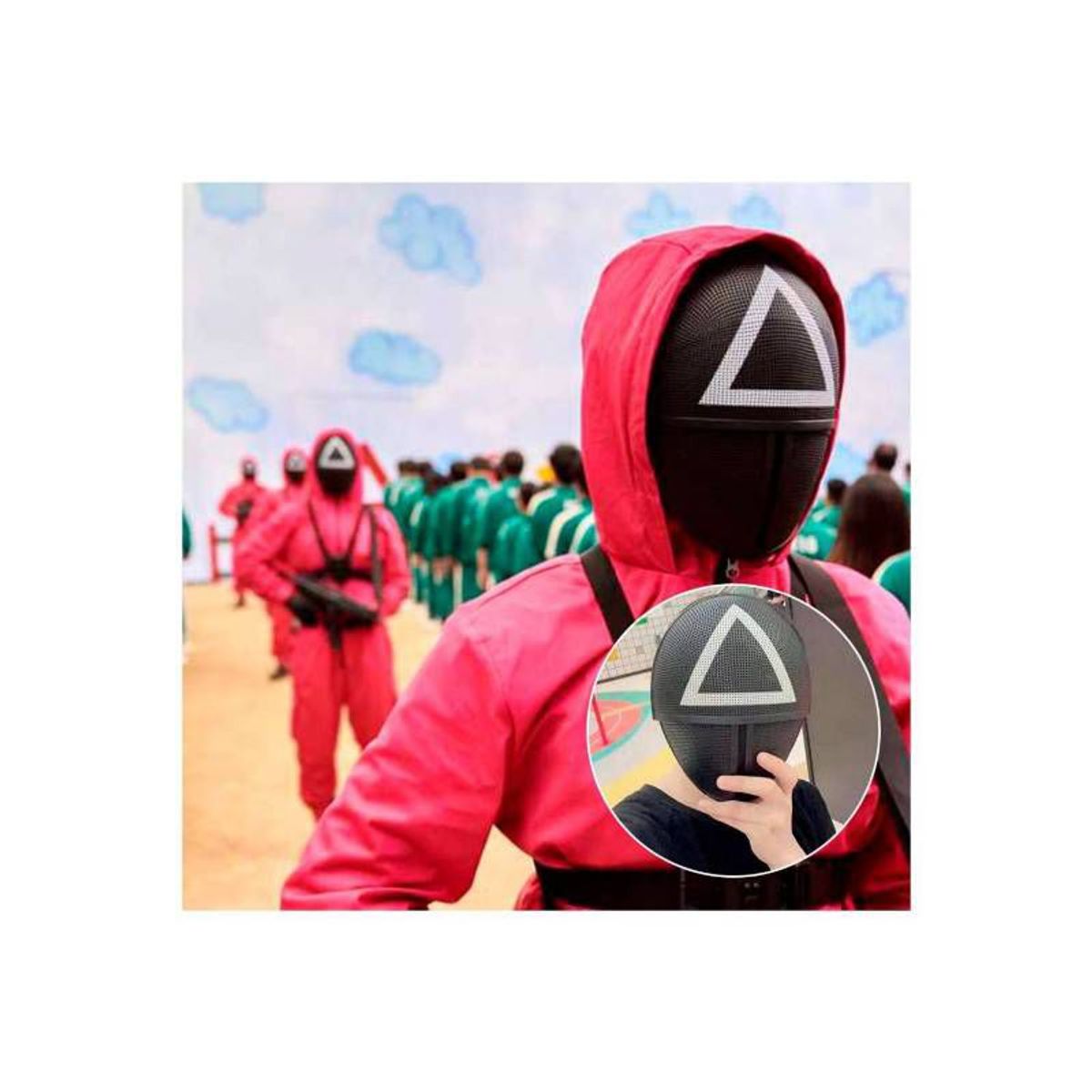 GENERICO - Pack de máscaras del juego del calamar