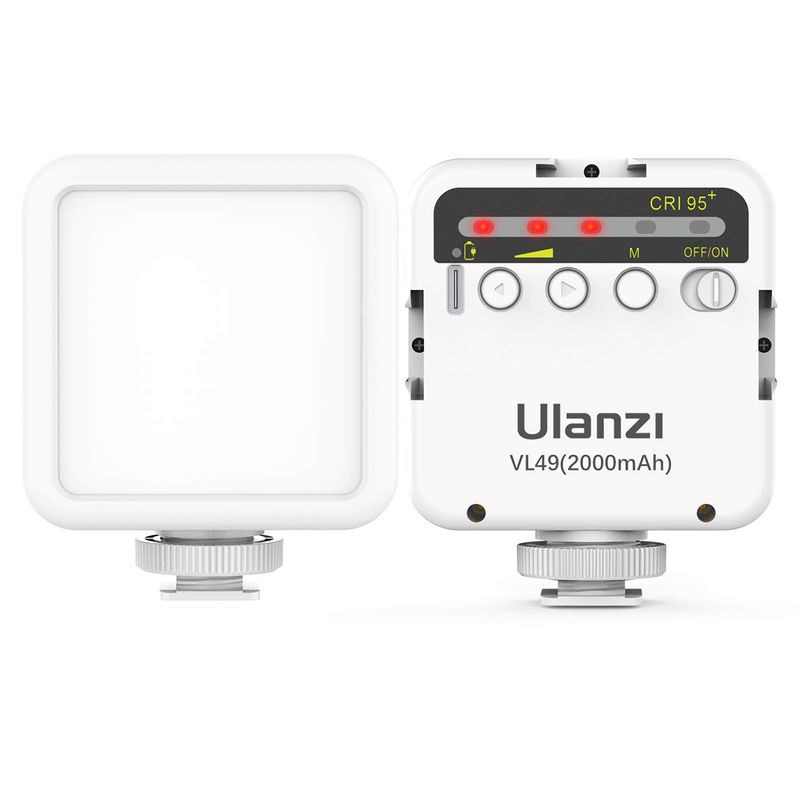 ULANZI - Mini Led Recargable Cámaras Celulares Ulanzi Vl49