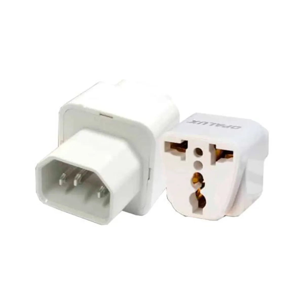 OPALUX - Adaptador Enchufe con Toma Tierra para UPS OP-603-R OPALUX