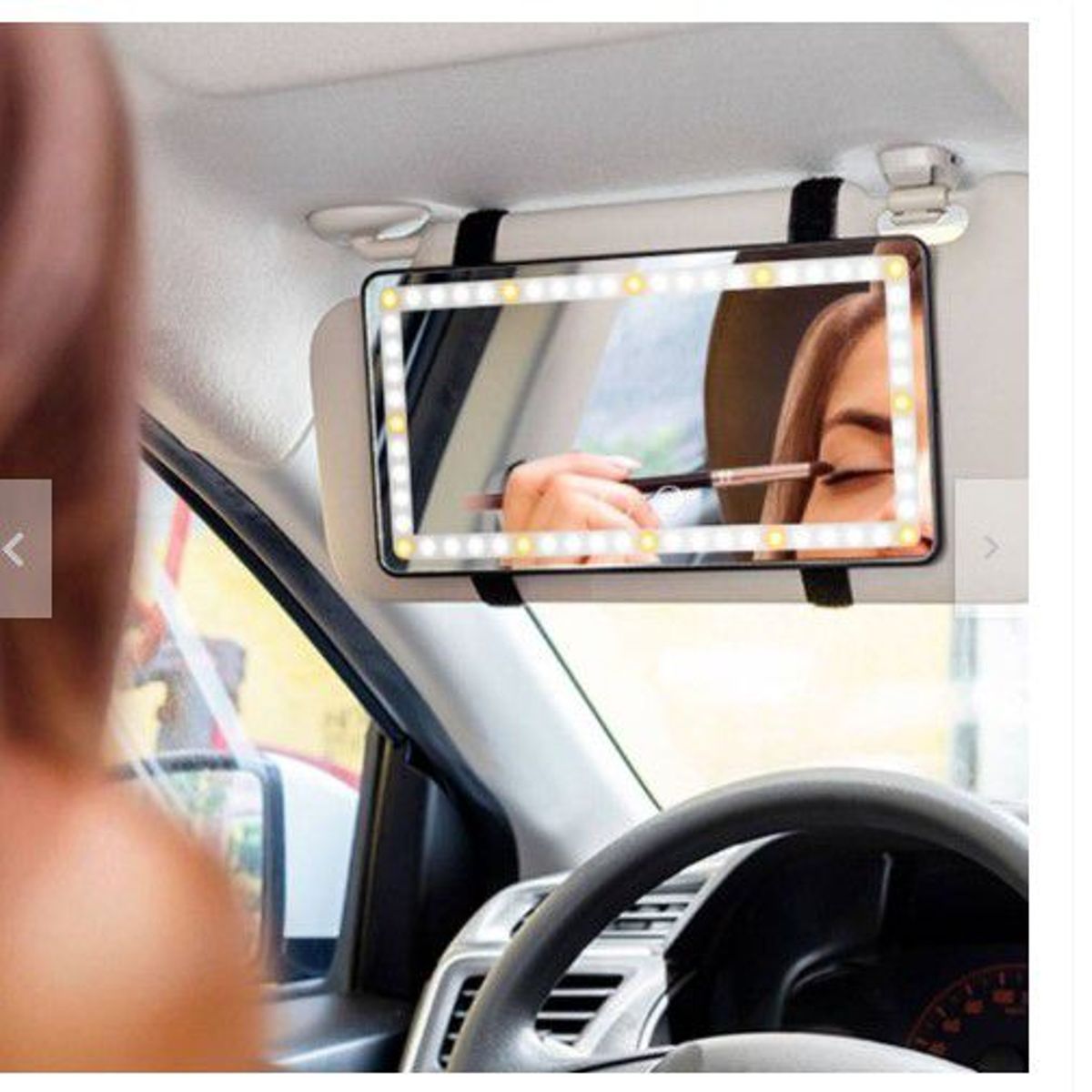 GENERICO - Espejo con Luz LED Tactil para auto o camioneta