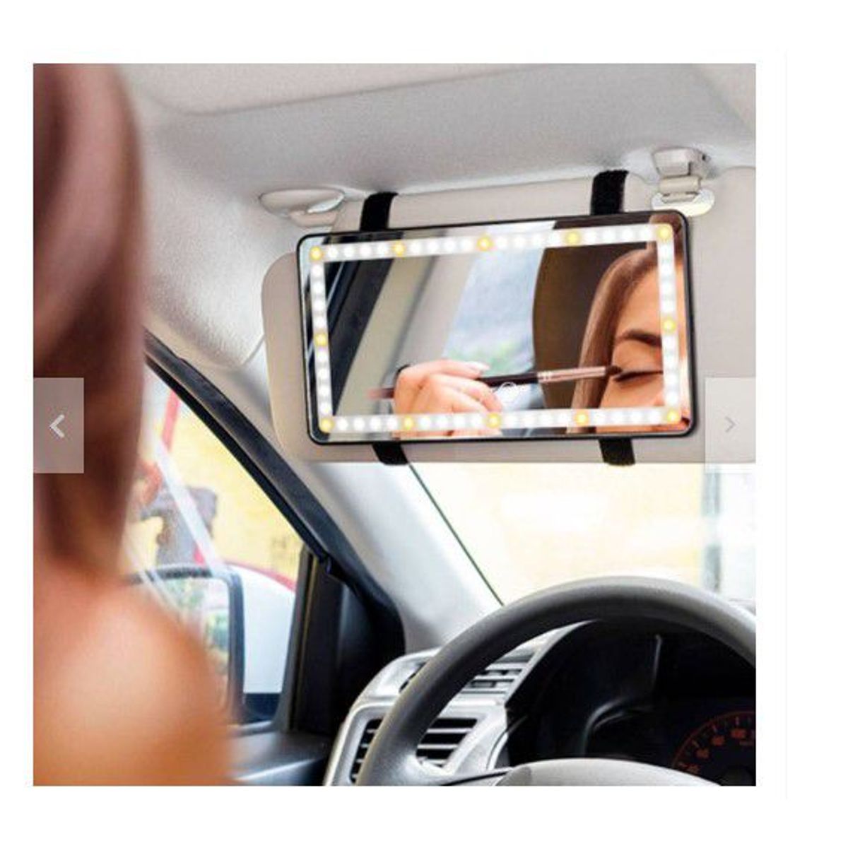 GENERICO - Espejo con Luz LED Tactil para auto o camioneta