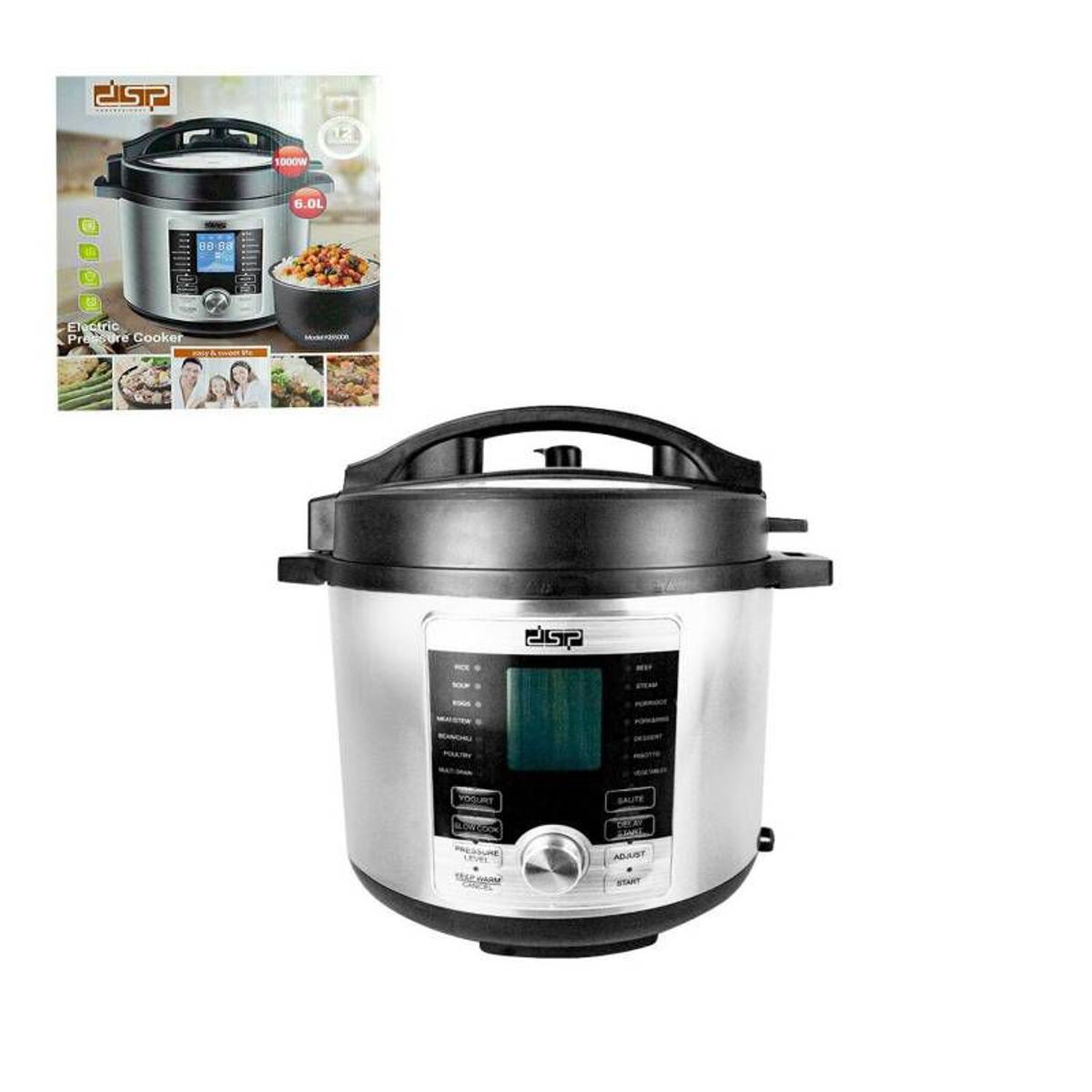 GENERICO - Olla de Presión Eléctrica de 6Lt MK-Y19684