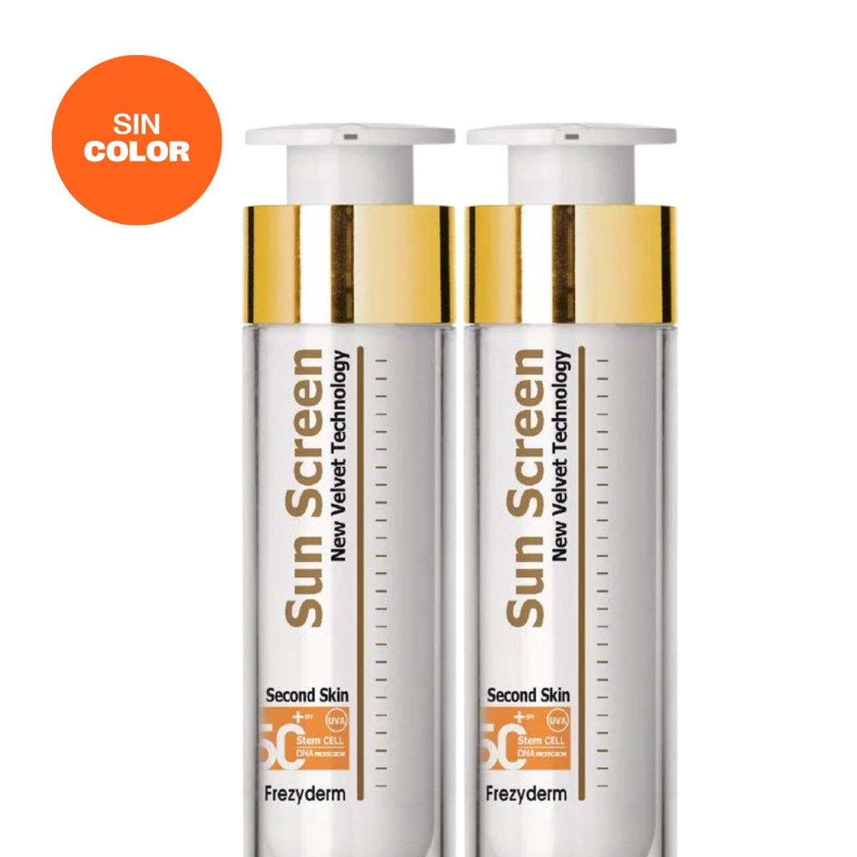 FREZYDERM - Duo Fotoprotector Sun Screen Velvet Face Frezyderm sin color