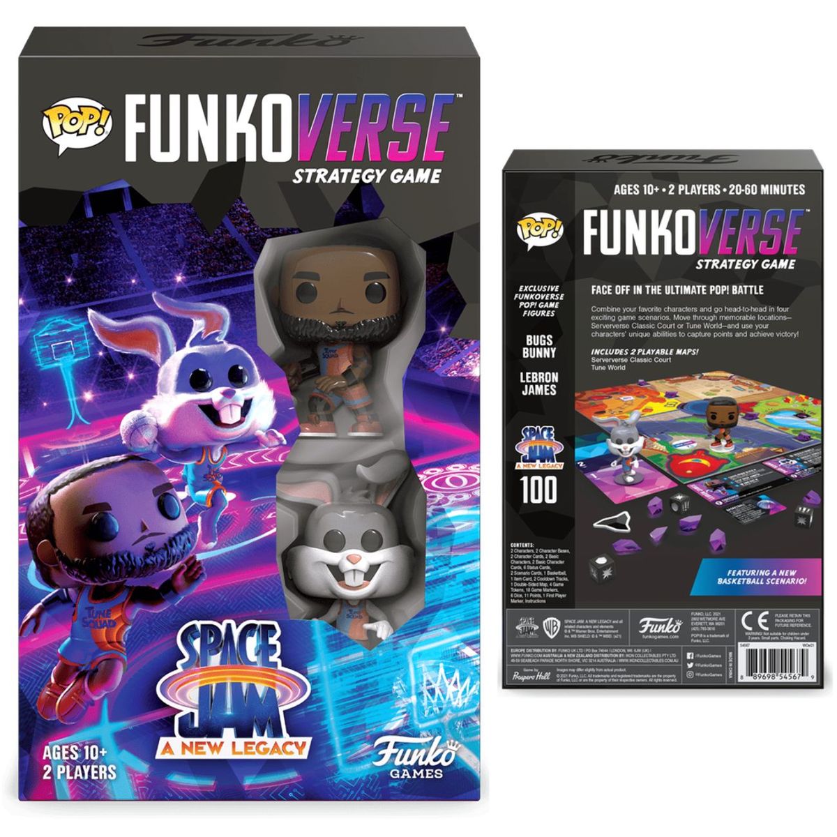 FUNKO - Funkoverse Space Jam A New Legacy -James Lebron y Bugs Bunny