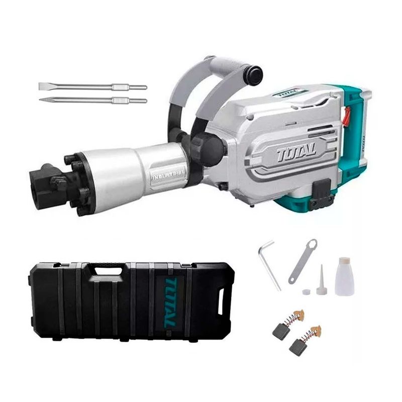 TOTAL TOOLS - MARTILLO DEMOLEDOR 1700W TALADRO ROTOMARTILLO 50J - TH215456
