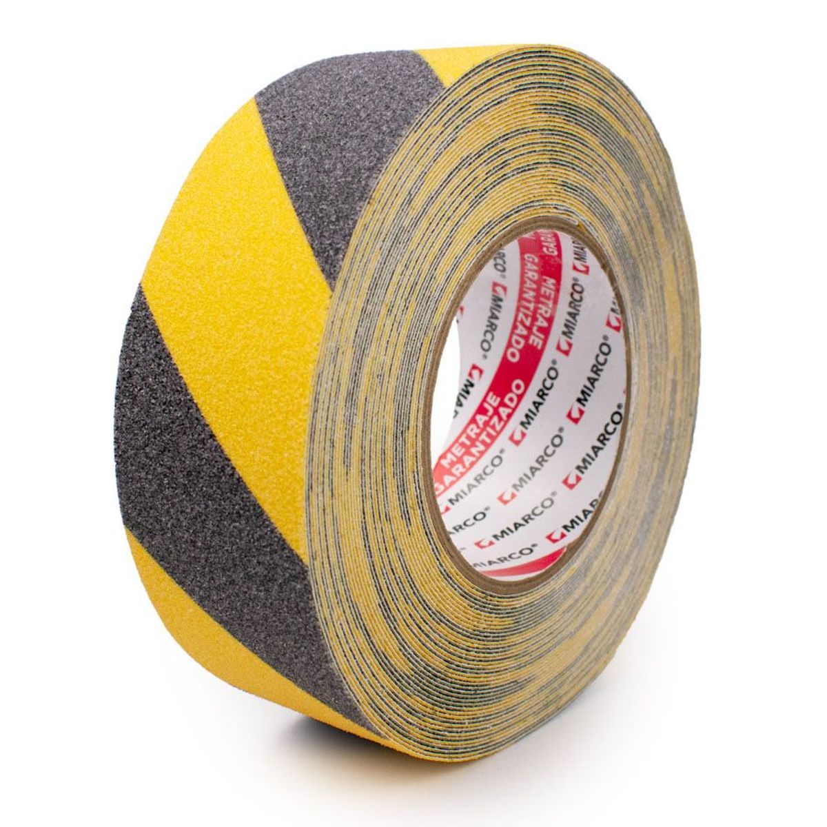 GENERICO - Cinta Antideslizante o Antiderrapante Bicolor MIARCO 50mm x 15mt abrasivo