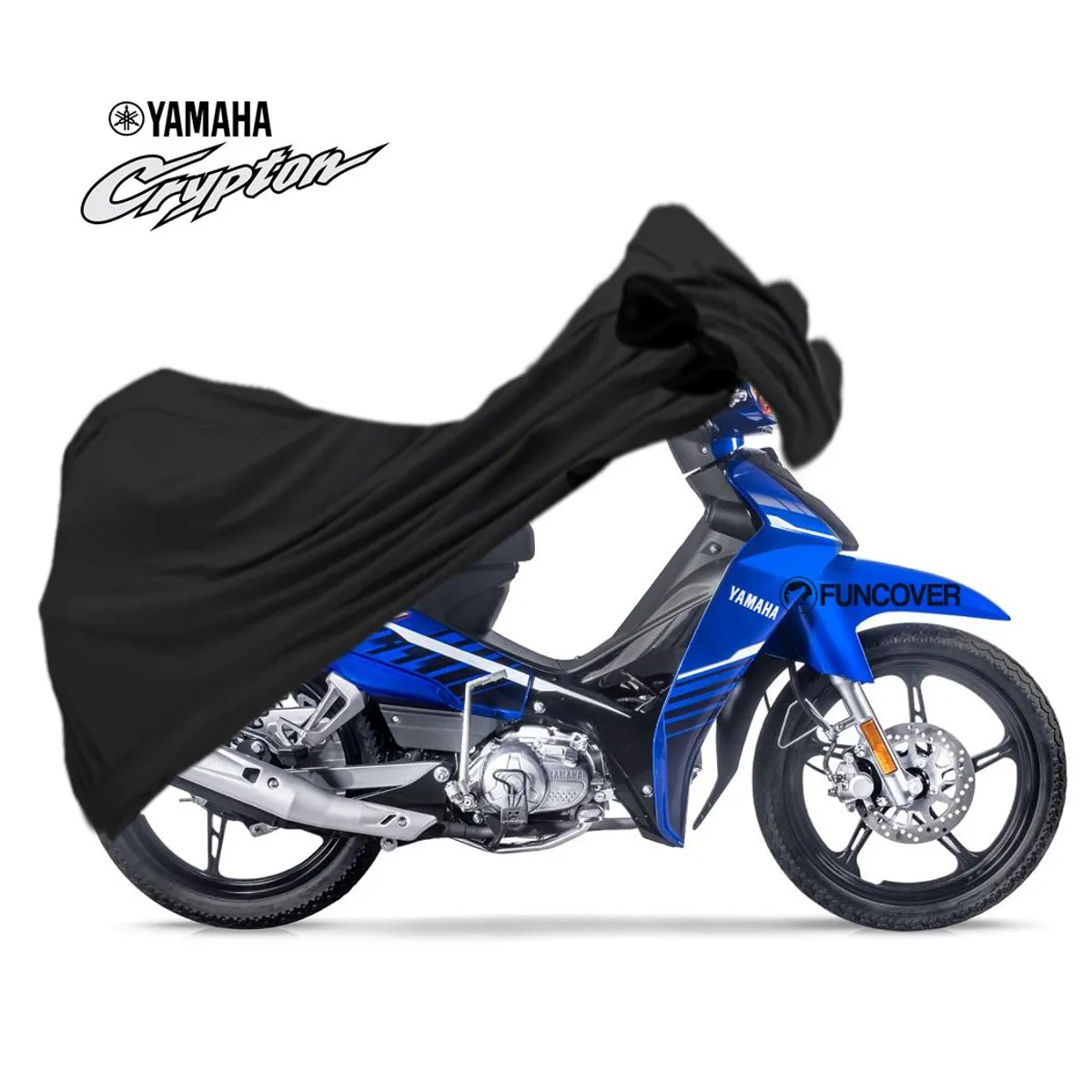 FUNCOVER - Funda Para Moto YAMAHA CRYPTON Cobertor Impermeable Filtro Uv